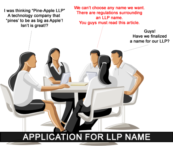 Application for LLP Name Provenience Provenience